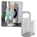 Panier à linge mural pliable en plastique