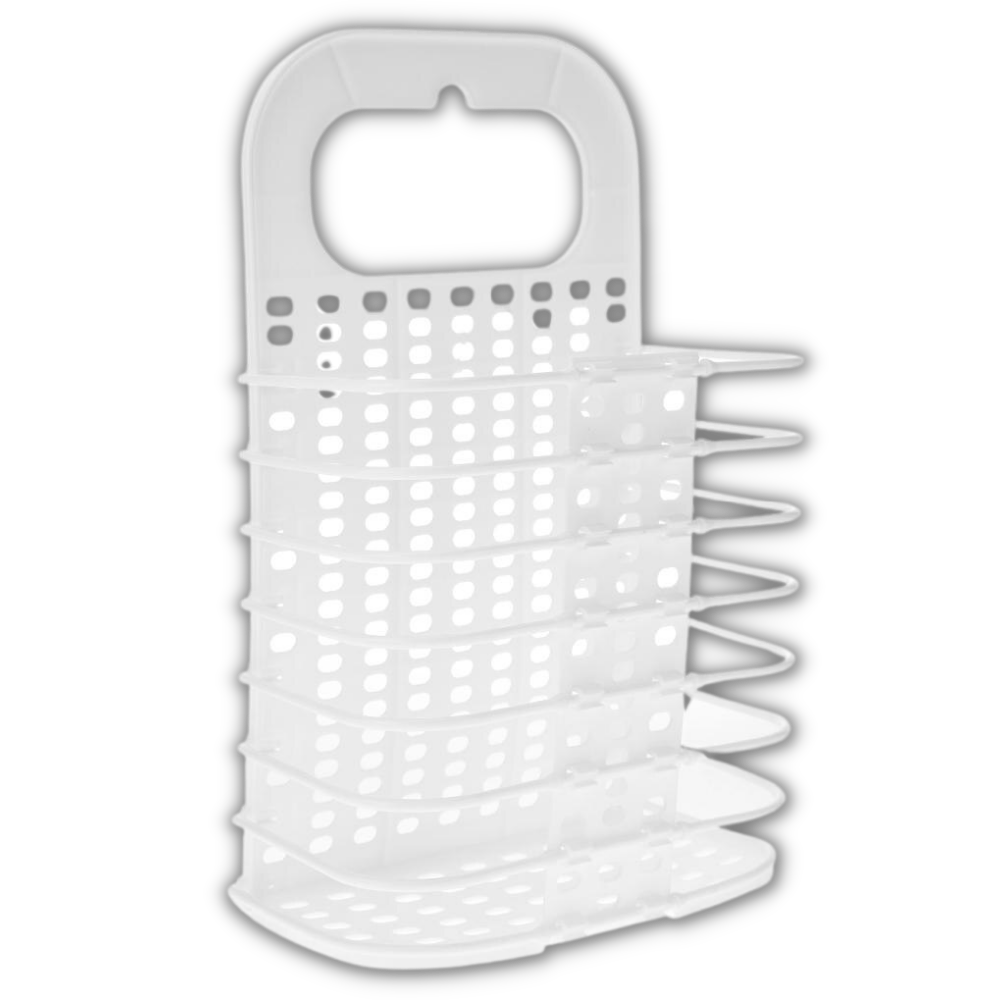 Panier à linge mural pliable en plastique