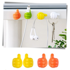 Lot de 20 crochets muraux "Pouce en l'air"