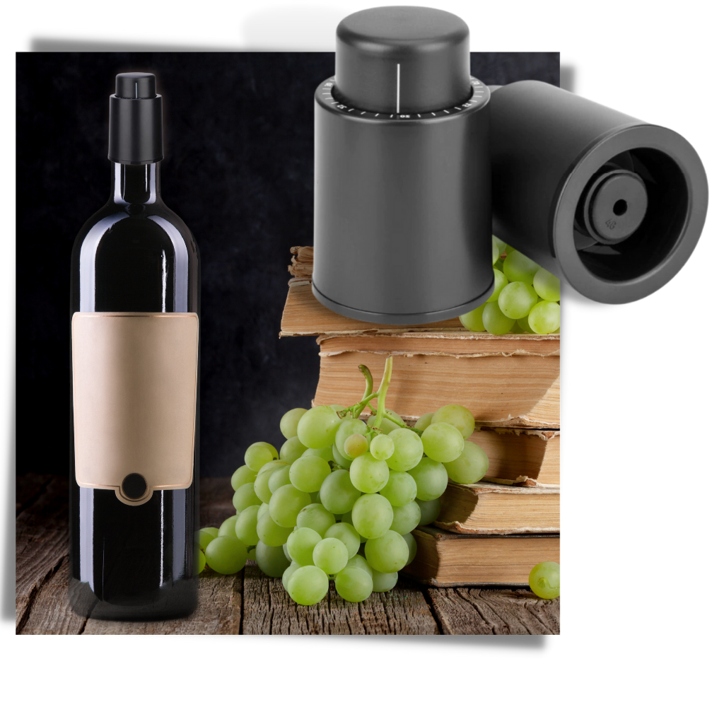 Bouchon vide d'air pour bouteilles de vin