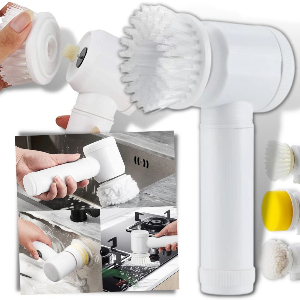 Brosse de nettoyage électrique manuelle