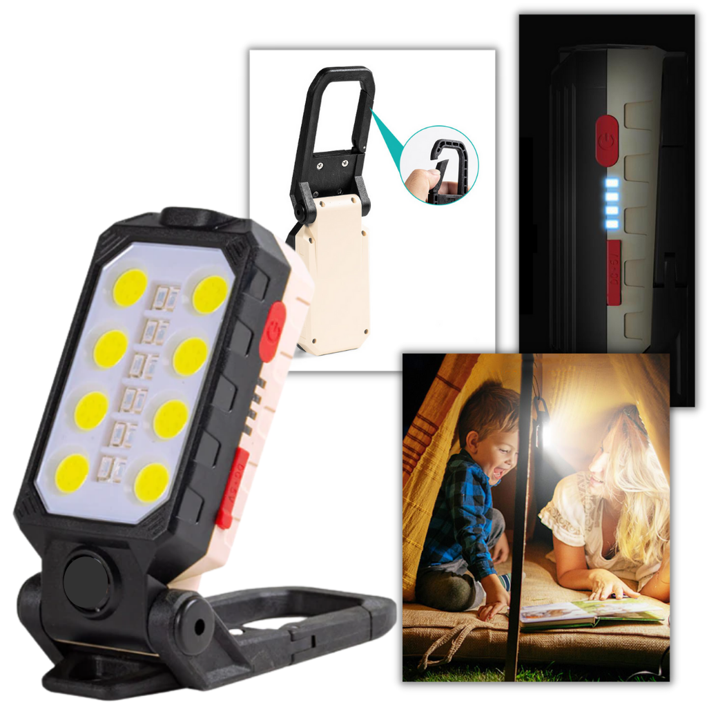 Lampe de poche LED étanche et réglable