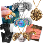 Pendentif Tournesol