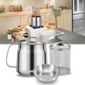 Friteuse en acier inoxydable 2 en 1