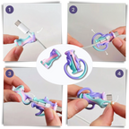 Enrouleur de câble en silicone 2 en 1