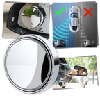 Miroir d'angle mort pour rétroviseur à rotation à 360°