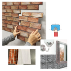 Carreaux muraux en mousse 3D à décoller et à coller