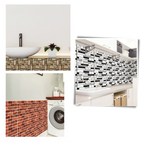 Carreaux muraux en mousse 3D à décoller et à coller