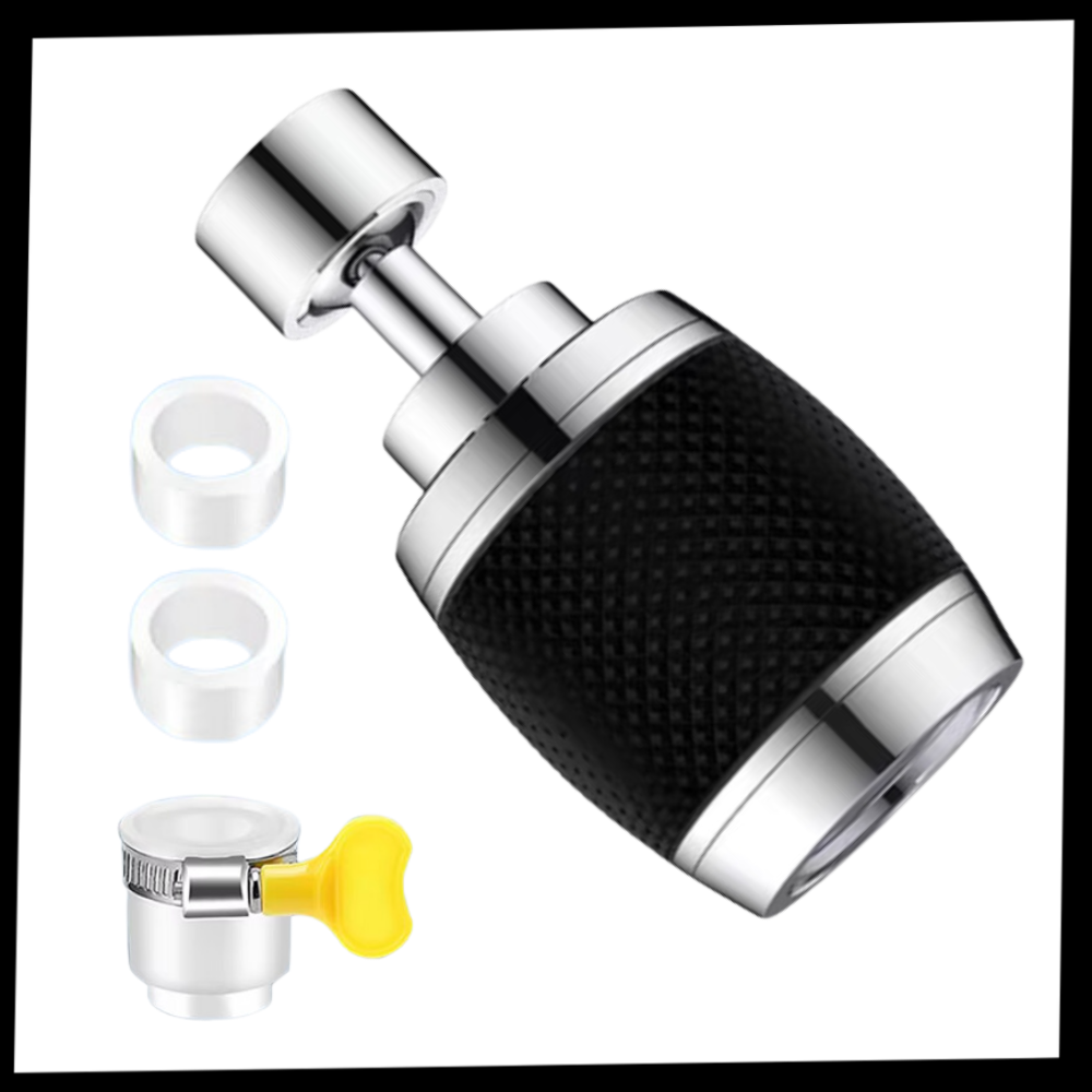 Filtre à eau monté sur robinet 360° à 3 modes