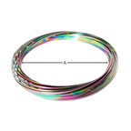 Bracelet spirale bras 3D en acier inoxydable