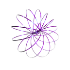 Bracelet spirale bras 3D en acier inoxydable