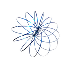 Bracelet spirale bras 3D en acier inoxydable