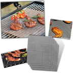 Grilles de cuisson anti-adhésives pour barbecue (5pcs)