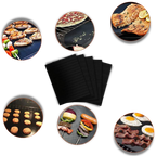 Tapis de cuisson anti-adhésif barbecue (5pcs)