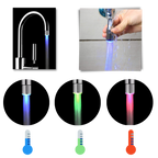 Buse de robinet avec capteur de température à couleur changeante