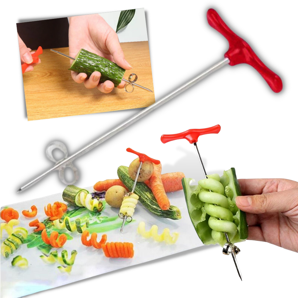 Outil coupe-légumes en spirale