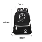 Sac à dos lumineux pour ordinateur portable