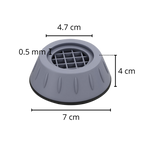 Lot de 4 patins en caoutchouc anti-vibrations