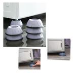 Lot de 4 patins en caoutchouc anti-vibrations