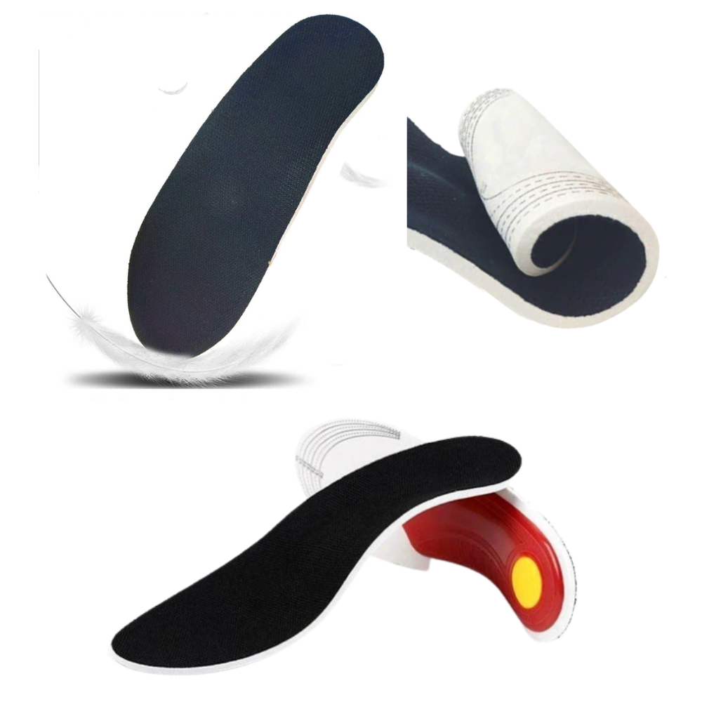 1 Paire de semelles orthopédiques fermes pour pieds plats