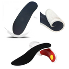 1 Paire de semelles orthopédiques fermes pour pieds plats