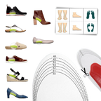 1 Paire de semelles orthopédiques fermes pour pieds plats