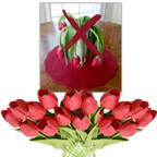 Fleur de tulipe artificielle (10 Pcs)