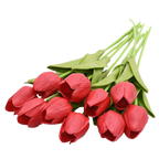 Fleur de tulipe artificielle (10 Pcs)