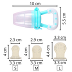 Tétine pour bébé à système de poussoir