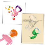 Tétine pour bébé à système de poussoir