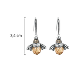 Boucles d'oreilles en forme d'abeille