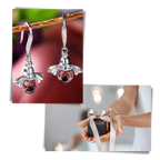 Boucles d'oreilles en forme d'abeille