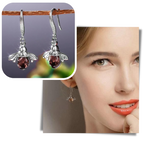 Boucles d'oreilles en forme d'abeille