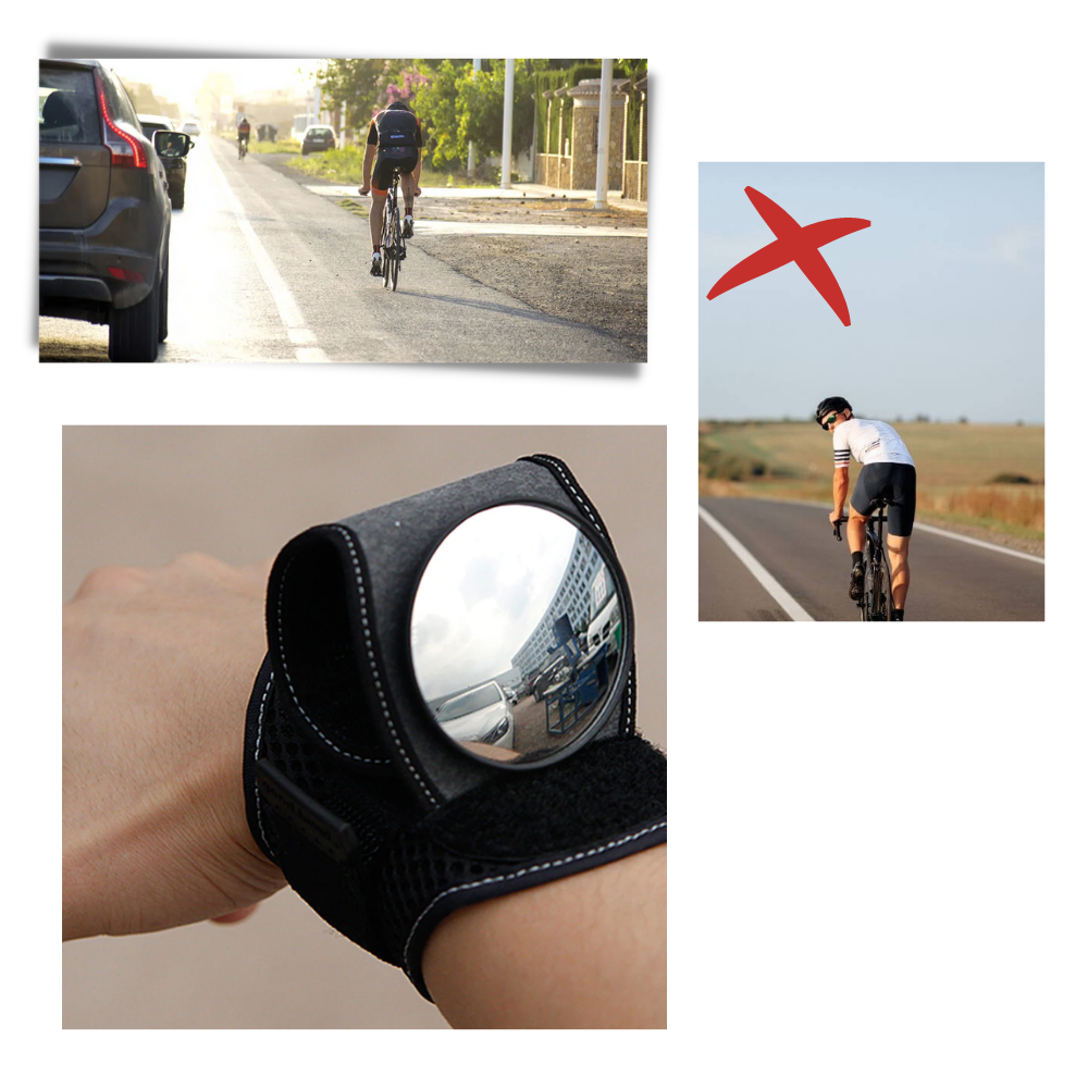 Rétroviseur de poignet pour bicyclette