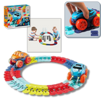 Circuit en Rails flexibles pour voitures