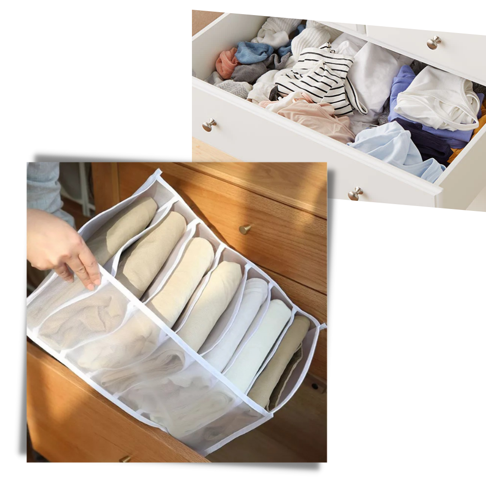 Organisateur de vêtements en maille
