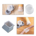 Pack de 8 protections en silicone pour pieds de meubles