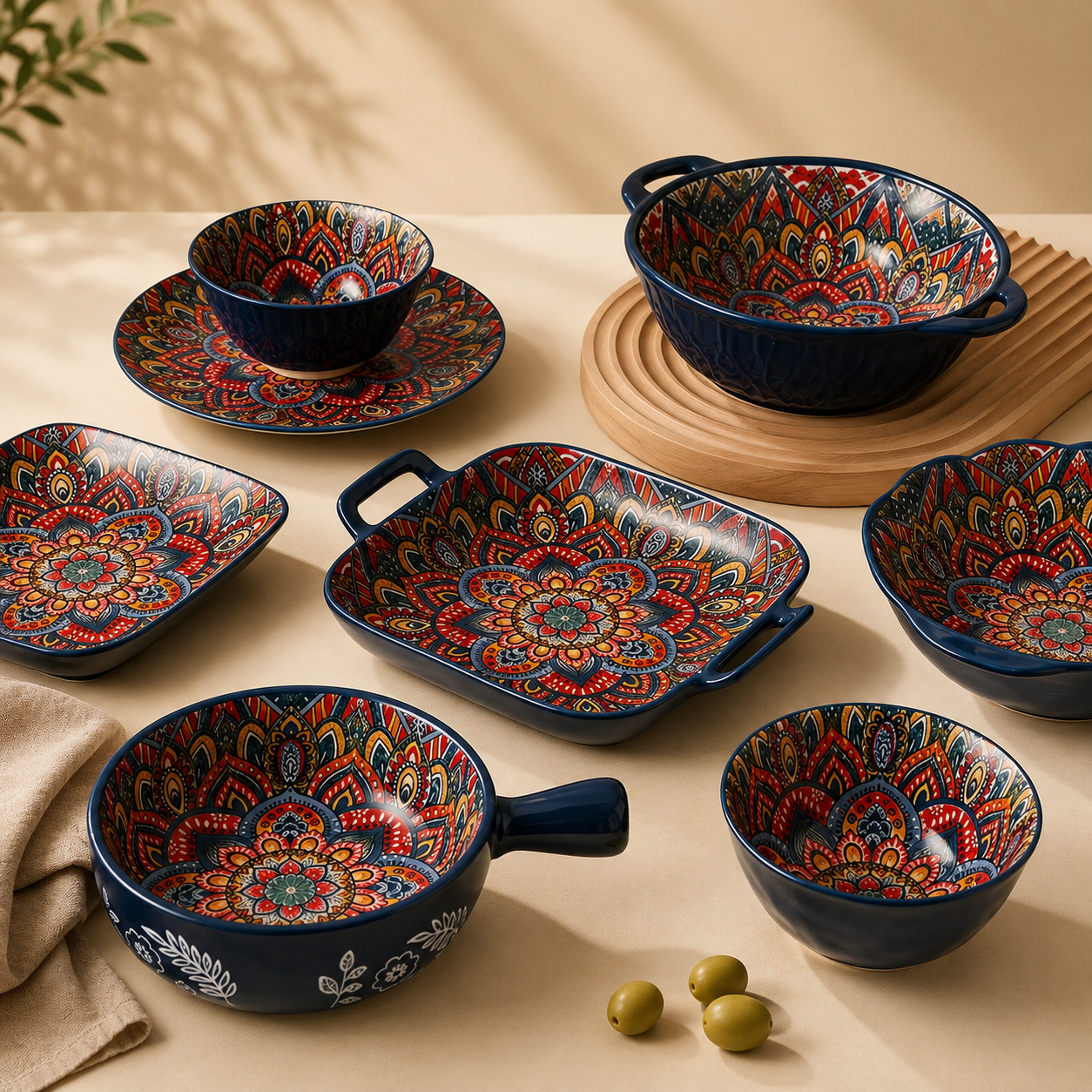 ⭐ Collection Kasbah Royale – 16 Pièces