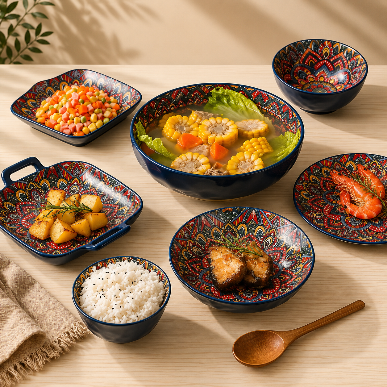 ⭐ Collection Kasbah Royale – 16 Pièces