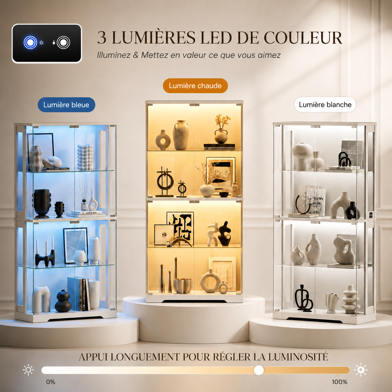 ✨ Prix Direct Usine – Élégance Royale™ Vitrine Luxe en Verre