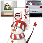 Autocollant de Noël pour essuie glace