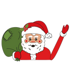 Autocollant de Noël pour essuie glace
