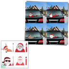 Autocollant de Noël pour essuie glace