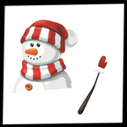 Autocollant de Noël pour essuie glace
