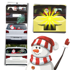 Autocollant de Noël pour essuie glace