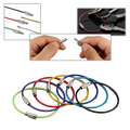 Lot de porte-clés en fil métallique flexible