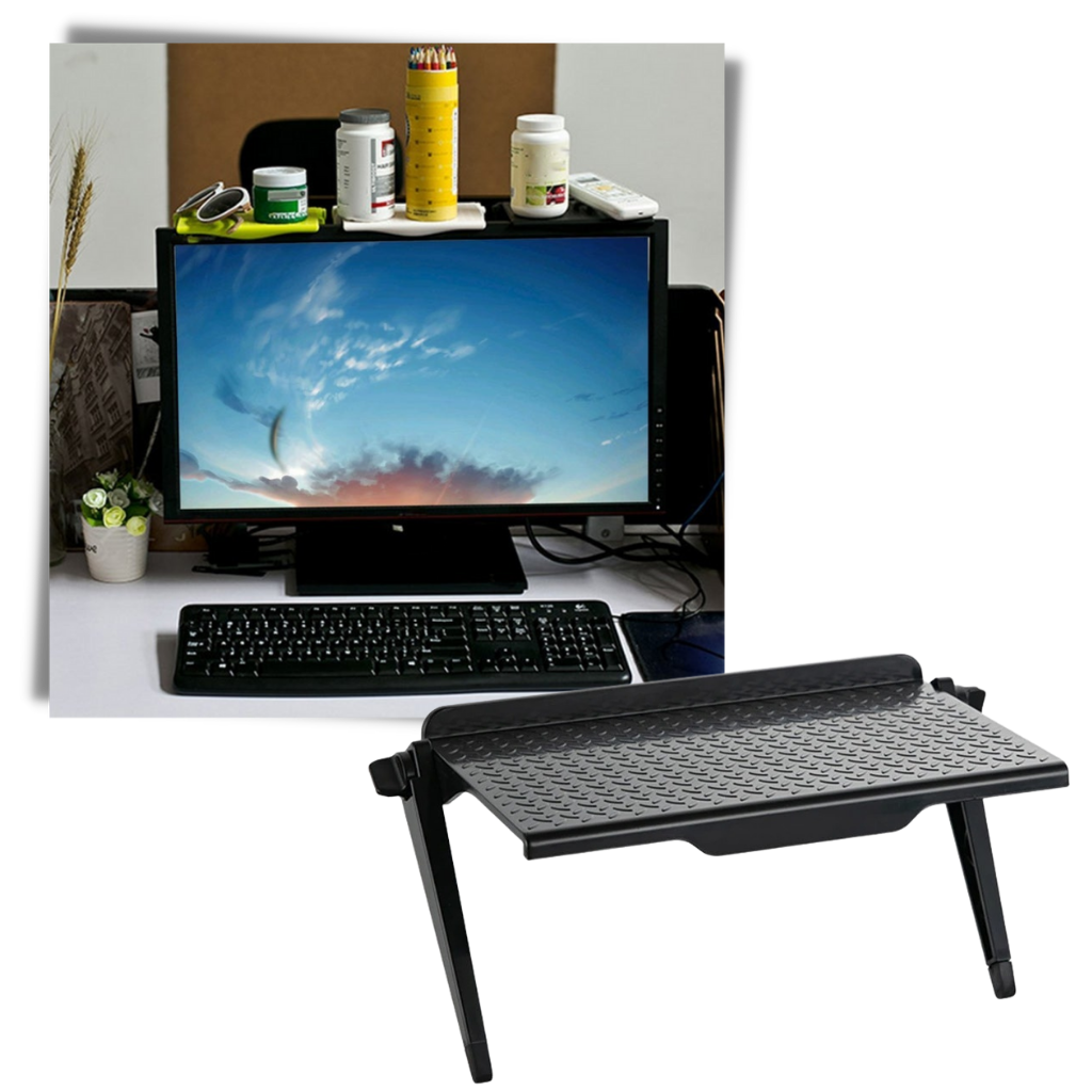 Bureau multifonctionnel avec étagère pour écran