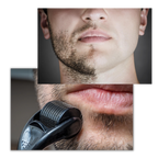 Rouleau dermique pour la croissance des cheveux et de la barbe