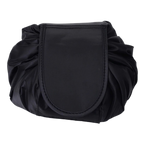 Pochette à maquillage pliable avec cordon de serrage
