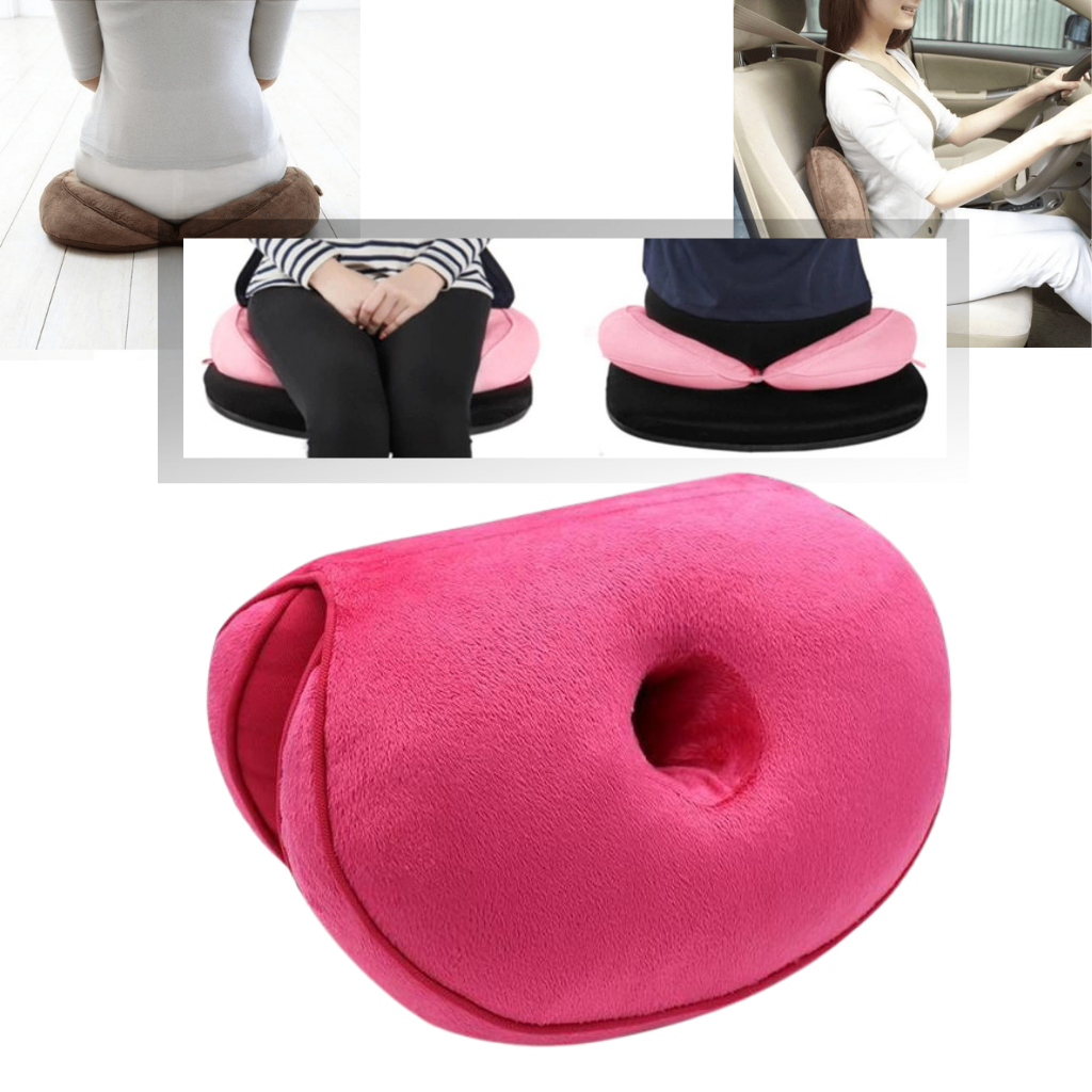 Coussin de siège double pour les fesses